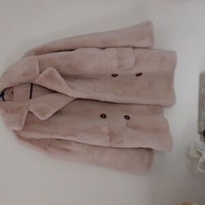 Free People Apricot Kate Teddy Soft Jacket Sz M